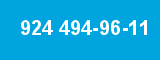 924 494-96-11 924 494-96-11